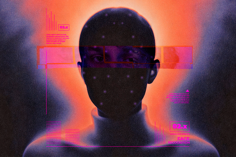 Imagem com a silhueta de uma pessoa com o rosto oculto por uma sombra