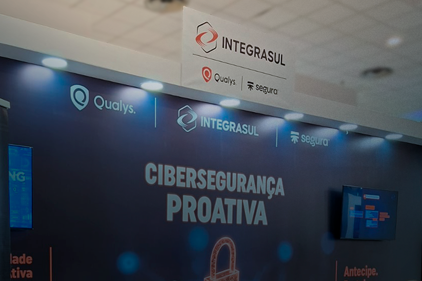 Imagem do estande da Integrasul no evento SecOps Summit 2026